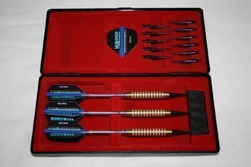 Wagner Automaten 3xWA Dartpfeile in Dartbox von Empire®Dart (schwarz/rot)