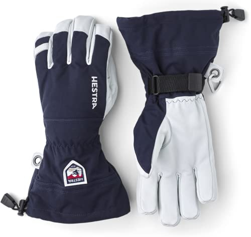 Hestra, Ski-Handschuhe Stulpe, Armee-Leder, Damen, 30570-280-09, Navy, 9