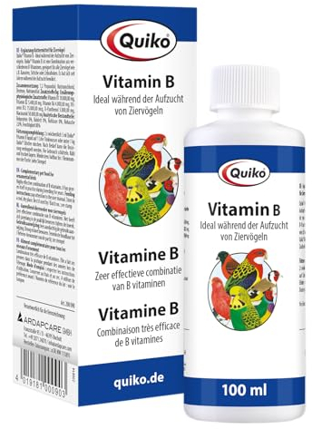Quiko Vitamin B 100ml - Ideal während der Aufzucht von Ziervögeln