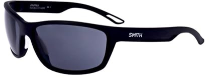Smith Unisex-Erwachsene Journey Ir 003 63 Sonnenbrille, Schwarz (Matt Black/Grey)