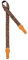 Ortega Guitars Ukulele Gurt Verstellbar - Spring Series - Baumwolle, Braun (OCS-310U)