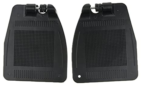 Haltbare Fußstützen Fußstütze Beinstütze Fußplatte für Rollstuhl, Größe: Ca. 15,5 x 19 cm