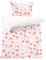Lavea Kinderbettwäsche Set - Alina 100 x 135cm + 40 x 60cm. Design: Herzen - Farbe: Rosa 100% Baumwolle. Hochwertig mit Reißverschluss.