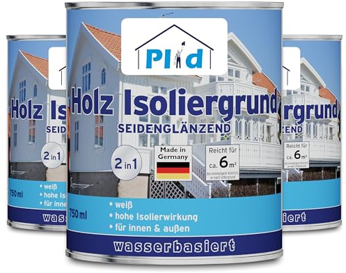 Plid Holz-Isoliergrund weiß 2,25l