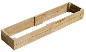 Conka Garden - Wooden Raised Bed Kit - Large Garden Planters for Vegetables, Herbs, Flowers – Start Growing Plants Earlier & Better - Durable & Resistant FSC Treated Timber 30cm H, 60cm x 240cm
