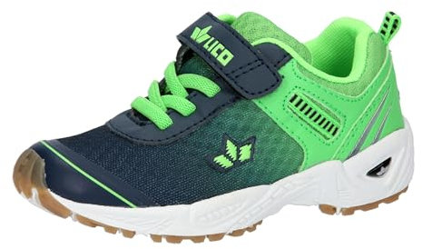 Lico Barney Hallenturnschuhe, Marine/grün, 32 EU