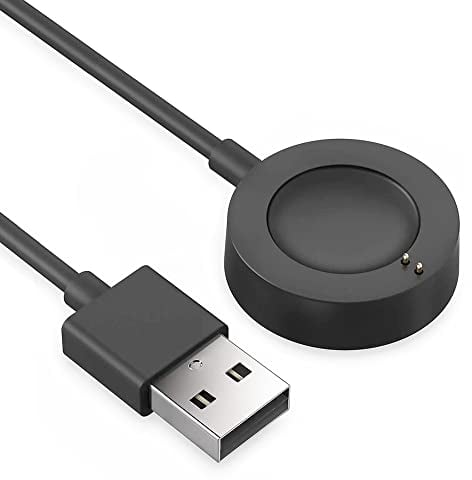 Charger Cable for Fossil Gen 4/5/6 & Michael Kors Gen 4/5/5E/6 Smart Watches (3.3ft/1m) (Black)