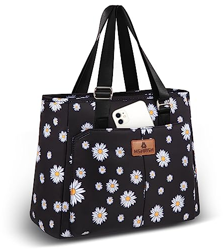 HSHRISH Borsa Termica Porta Pranzo Donna, Impermeabile a prova di perdite borsa termica pranzo ufficio, Shopping Scuola Viaggi Campeggio Picnic,12L Margherita