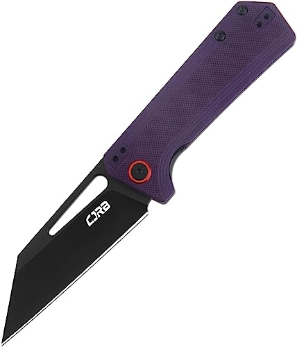 CJRB Ruffian G10 Taschenmesser J1924 aus Black-Purple PVD AR-RPM9 Pulverstahl mit Keramik Kugellager Designed by Dirk Pinkerton