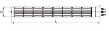 RESISTANCE STEATITE 3000 W DIA 52 LG 440 pour CHAUFFE EAU BRANDT - 98X0022