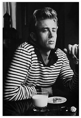 James Dean Filmstar-Poster, Leinwand, Poster, Schlafzimmer, Dekoration, Sport, Landschaft, Büro, Raumdekoration, Geschenk, ungerahmt, 30 x 45 cm