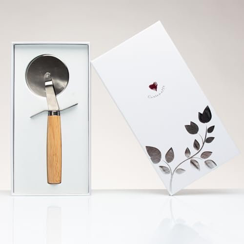 Doni Bomboniere Matrimonio Tagliapizza con Manico in Legno Solidali Idea Regalo Anniversario Utili Idee Originali Eleganti Nozze Complete Particolari