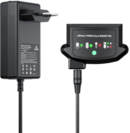 LBXR20 Caricabatterie agli ioni di litio per Black e Decker 18 V BL2018 BL2018-XJ BL1518 LBXR20-OPE LBXR20 LB20 LBX20 LBX4020 LBXR2020-OPE BL1514 LBXR16 18V/20V agli ioni di litio Batteria di ricambio