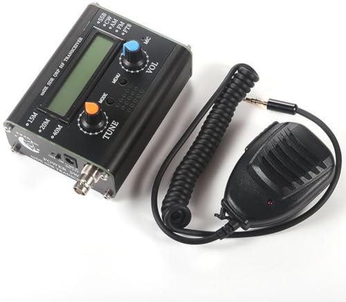Weytoll Ricetrasmettitore QRP usDX SDR da 5 W Ricetrasmettitore ad alta frequenza da QCX-SSB a SSB a 3 bande per tutte le modalità