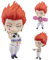 Ldruieu Hisoka Figur Anime Character Hisoka Figurine 10cm Q Version Auswechselbare Gesichter und Zubehör Model Statue Dekoration Ornamente