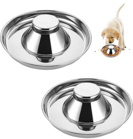 3 Stück Erhöhte Hundenäpfe,Hundenapf Katzennapf Edelstahl,30 cm Metallschüssel Hundenapf Kleine Hunde Für Kleine Hunde, Katzen, Haustiere