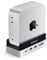 ORICO MiniDock Docking Station & Stand für Mac mini M4/M4 Pro mit NVMe SSD Gehäuse, M4 USB C Hub mit 4K HDMI DisplayPort, SD/TF 3.0 Kartenleser, USB-C/A 10Gbps, PD 100W - VS10