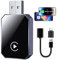 Wireless CarPlay Adapter 2025 Upgraded for iPhone - 5G Bluetooth 5.0, Plug & Play, Auto-Connect, OTA Upgrade, Compatible with Cars from 2016 & iPhone iOS 10+
