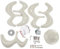 Ldafava Kit generatore di Turbine a dell'asse Verticale 5 Blade ad Alta efficienza silenziosa 12V 24V a a Permanente per casa per casa Ibrido Solare Marino in Lega di Nylon Fibra di (100W)