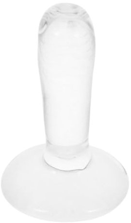 MAGICLULU Crystal Glass Grinding Pestle Multifunctional for Art Painting Tool Glass Muller Flat Bottom Pigment Grinding Pestle for Home Use