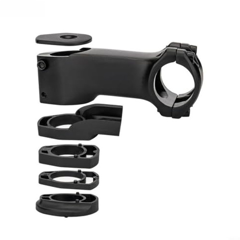 Entgoinggo Attacco manubrio per bici in lega di alluminio con cavo interno - 7 gradi di salita per manubrio da 318 mm, costruzione leggera (31,8 x 80 mm)