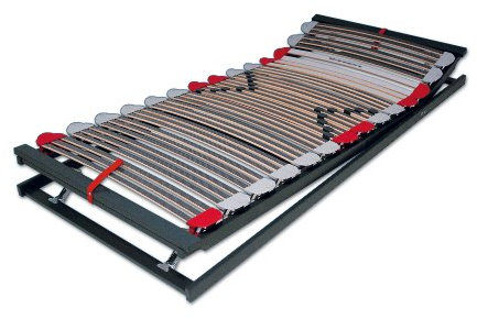 MALIE A6117000002 Lattenrost Flex KF, Federleistenrahmen, 2-fach verstellbar, 90x200 cm