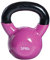 SPRI Kettlebell Gewichte Deluxe Gusseisen Vinyl beschichtet Komfortgriff breiter Griff Farbkodierung Kettlebell Hantelset (erhältlich in 5, 8, 10, 12, 15, 18, 20, 25, 30, 35, 40, 45, 50 Pfund, fuchsia, 12-Pound