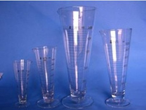 GOWE 100 ml Cuarzo Cristal cónico taza de medir