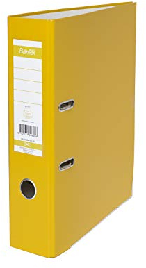 Bantex Ordner A4, 8cm breit, 15% mehr Kapazität als Standardordner, 20er Pack.