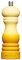 MasterClass Pepper Mill or Salt Grinder with Interchangeable Cap, Plastic, Mustard Yellow Ombré, 17 cm