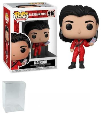 Funko Pop Nairobi La Casa De Papel The Money Heist Pop! Figura in vinile (include custodia protettiva compatibile con Pop Box)