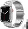 owlhold para Correa de Reloj Apple Watch de 45mm 44mm 42mm 46mm 49mm, Correa Metal de Acero Inoxidablede Repuesto Compatible con iWatch Series 10/9/8/7/6/5/4/Ultra para Hombres y Mujeres -Plateada