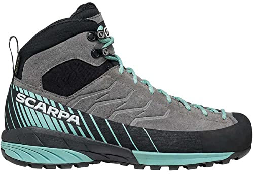 Scarpa Damen Mescalito Mid GTX Schuhe, midgray-Aqua, EU 40