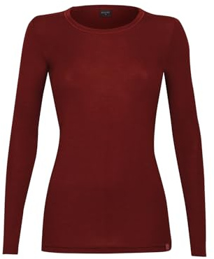 Dilling Merino Langarmshirt Damen – Merinowolle Longsleeve Langarm Shirt | 100% Bio-Merinowolle, temperaturregulierend & atmungsaktiv – Langarm-Unterhemd für Damen, Outdoor und Alltag