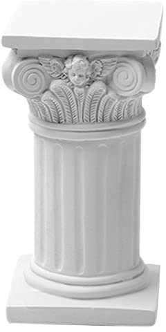 LIFKOME Tischdeko Aus Kunstharz Römische Säule Kerzenhalter Für Wohnzimmer Dekoration Filigran