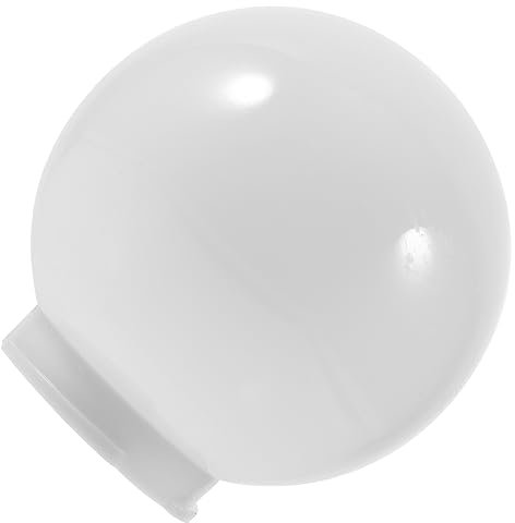 KONTONTY Acrylic Spherical Lampshade Outdoor Wall Lamp Globe Replacement Light Fixture Cover for Garden Decorations Light Bulb Cover