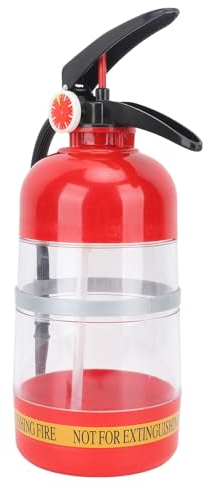 RiToEasysports Dispensador de Licor, Dispensador de Cerveza con Forma Portátil de Plástico de 2L, Dispensador de Cerveza con Forma de Extintor para Bar, Restaurante, Hotel, KTV