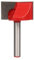 WZFC Red 6mm Shank 2Flutes CNC Milling Cutter Bottom Cleaning Engraving Bit,6x22mm