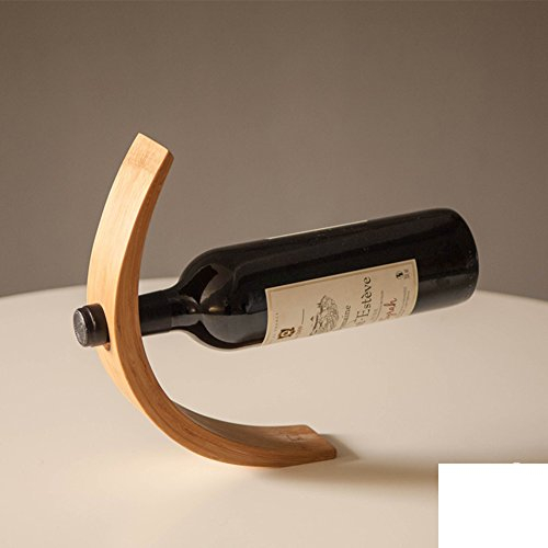 ALEjon Bambus-Weinregal/Einfaches Weinregal/Kreative personalisierte Wohnkultur