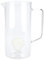 Balvi caraffa Atlantic Shell Colore Bianco Fatta a Mano in Vetro borosilicato 1,3 L