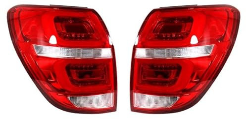 KEAAN Auto Rücklicht Komplettsets für Chevrolet Captiva 2008-2015, Auto Heckleuchte Rücklicht Rückleuchte Baugruppe Links Rechts Rücklichter Gehäuse Ersatz Zubehör,B/Red
