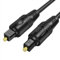 H.May Câble audio optique toslink, câble audio optique numérique spdif, câble mural TV amplificateur Audio TV 5.1 for PS4 / Xbox, décodeur, lecteur Blu - Ray, projecteur,audio, décodeur, etc. (3 M)