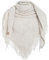 KNIT FACTORY - Dreiecksschal Amber - Damen Strickschal mit Wolle - Umschlagtuch für den Herbst und Winter - Winterschal - Dreieckstuch - Hochwertige Qualität - XXL Schal - 190x85 cm - Beige