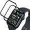 Elecshion Panzer Schutzfolie Glas für Apple watch Series 6/5/4/SE 44mm, 2 Stück Tempered Glass, HD Glas Displayschutz, 9H Härte, Anti-Kratzen, 0.33mm Ultra-klar, Panzerfolie
