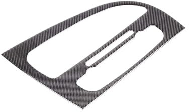 Interior coche Para Seat Para Leon 2008-2012 Fibra Carbono Suave Cubierta Panel Ventilación Aire Acondicionado Coche Pegatinas Embellecedoras Interiores Coche Decoracion Coche Interior(Negro)