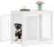 Hzuaneri Hundekäfig Möbel, 69 cm Hundebox, 2 Türen, Moderne Hundekäfig Indoor für kleine/mittlere/große Hunde, Beistelltisch, Hundebox für Zuhause 49 × 69 × 64,5 cm, Weiß DFC84313W