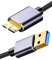 0.5M Hard Drive Cable USB 3.0 A to Micro B 10Gbps External Hard Drive Cable 4TB Compatible with Seagate FreeAgent Toshiba Canvio Western Digital LaCie WD Elements Maxtor for MacBook Pro/Air iPad/Table