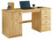IDIMEX Bureau avec Rangement Manager Bureau avec 4 tiroirs et 1 Porte de Style Classique, en pin Massif Naturel