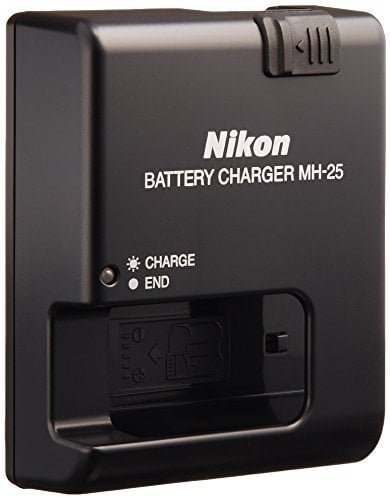 Nikon MH-25 - Chargeurs de batterie (Lithium-Ion (Li-Ion), Noir, Chargement, Chargeur de batterie domestique, Lithium-Ion (Li-Ion), 1 V)