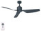 Lucci Air Deckenventilator Airfusion Climate II, DC Motor energiesparend, inklusive Fernbedienung, 6 Geschwindigkeiten, 127 cm Durchmesser, charcoal, 210527
